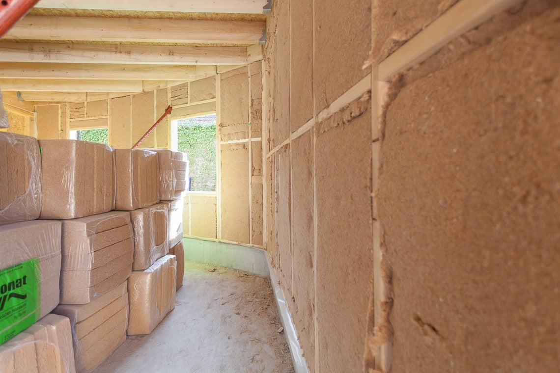 Isonat Flex 40 vue détail panneau semi-rigide fibre de bois