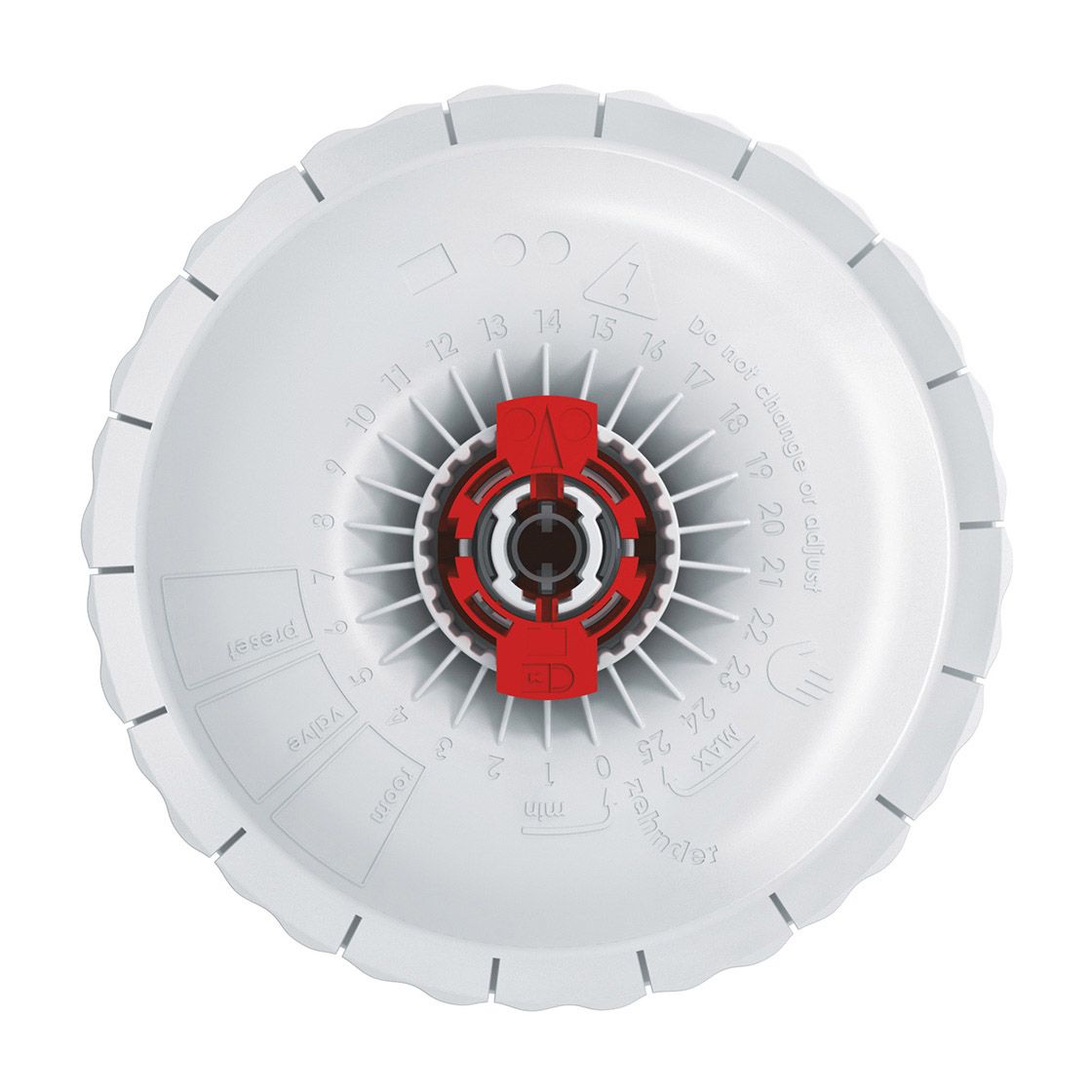 Bouche d’insufflation Zehnder Luna pour ventilation