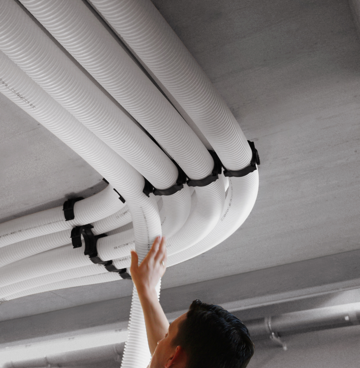 Gaine PEHD ComfoTube pour ventilation