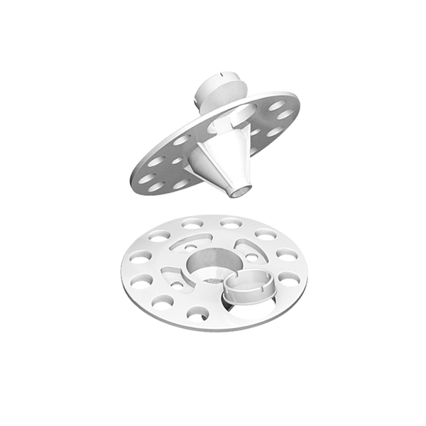Rondelle plate isolation avec cache 10 60 bte 100
