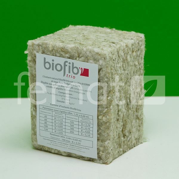 Biofib Trio panneau isolant biosourcé pose