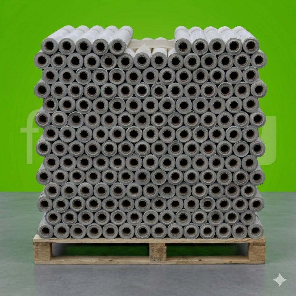 Rouleaux de film de protection chantier BIMAP noir gris 75 m² fabrication française sur palette