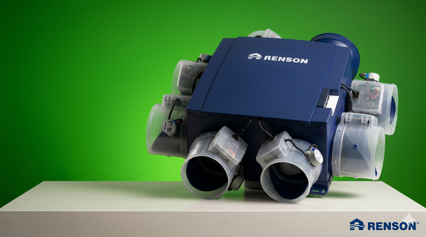 La ventilation simple flux Healthbox de chez RENSON vous apportera confort et économies d'énergies