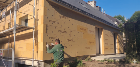 Chantier d'isolation intérieure, extérieure, combles perdus