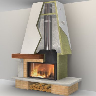 Firerock Rockwool vue détail protection feu