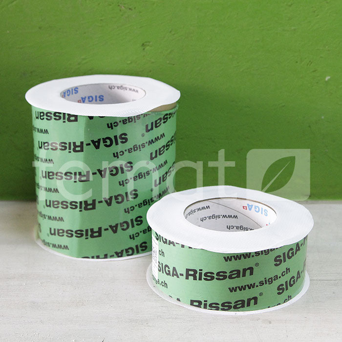 Rouleau d'adhésif d'étanchéité Siga Rissan 60 mm x 25 m pour membranes et raccords à l'air