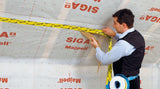 Adhesif d'etancheite Siga Sicrall 170 mm vue detail pour etancheite a l'air des membranes interieures