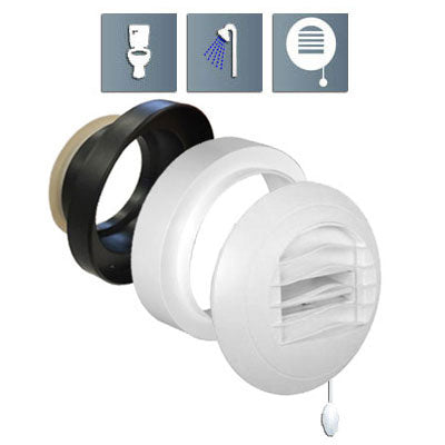 Bouche d’extraction Alizé autoréglable 15 m3/h