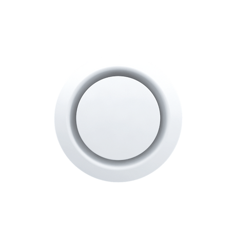 Bouche de ventilation plastique diamètre 125 sans manchette