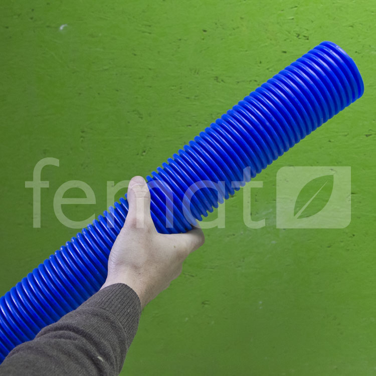 Conduit semi-rigide en PEHD pour réseau de ventilation