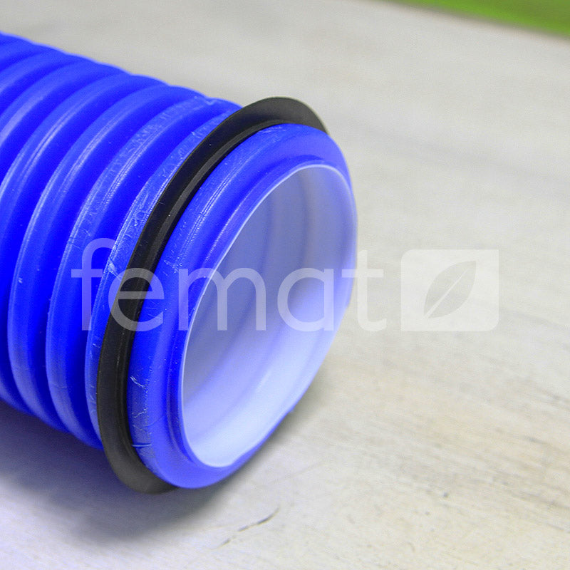 Conduit PEHD avec joint pour ventilation double flux