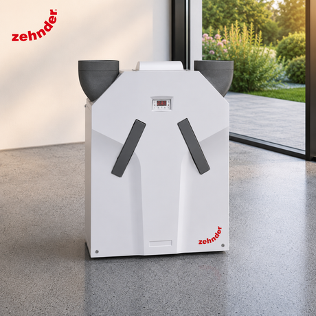 VMC double flux Zehnder ComfoAir 350 haute performance pour ventilation et recuperation de chaleur