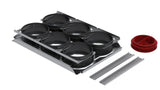 Plaque de raccordement DN90 avec 6 piquages pour caisson ComfoWell 320