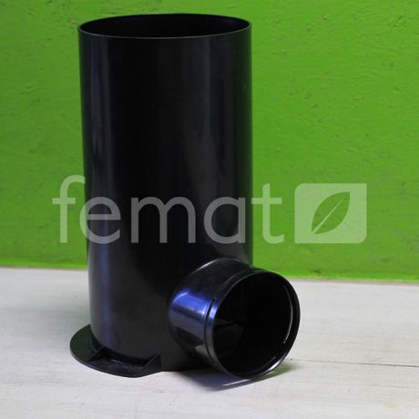 Boîtier TVA latéral plastique 75 mm pour bouche de ventilation