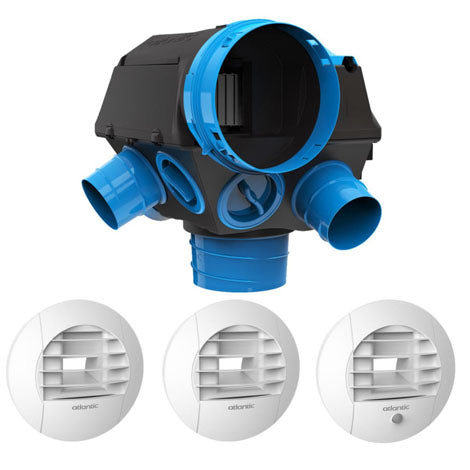 Kit VMC hygroréglable basse consommation