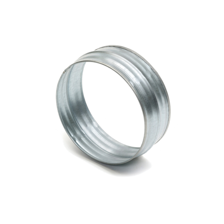 Manchon mâle galvanisé diamètre 125 pour gaine ventilation
