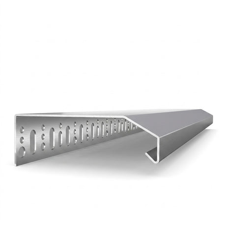 Profilé de couronnement Isocover aluminium MDB Profil pour protection du haut de mur en façade ITE