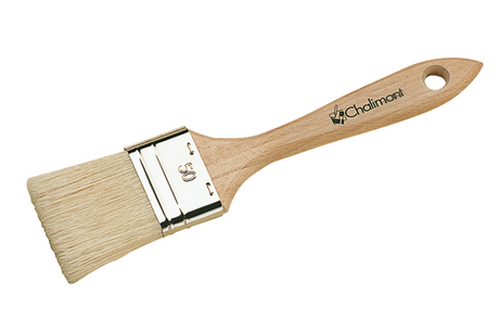 Brosse plate pour peinture et façade