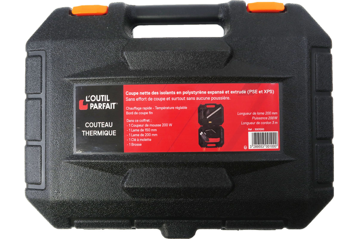 Couteau thermique 200 W pour découpe d’isolants