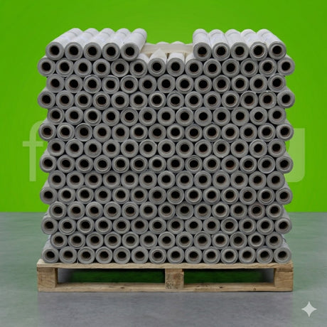 Rouleaux de film de protection chantier BIMAP noir gris 75 m² fabrication française sur palette