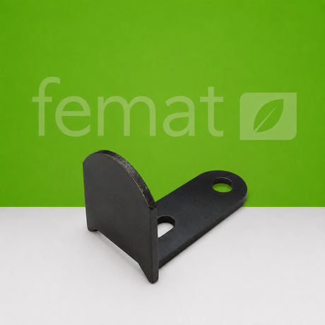 Battement bas ISO B.A. noir ING Fixations pour espagnolette ITE sachet 4